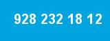 928 232 18 12 928 232 18 12